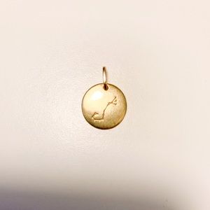 SOLID GOLD SCORPIO CONSTELLATION PENDANT
